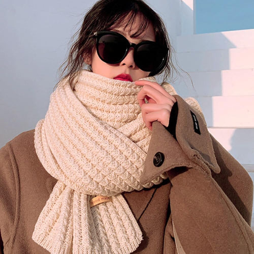 Hand-Knitted Scarf - AngelSkinCo