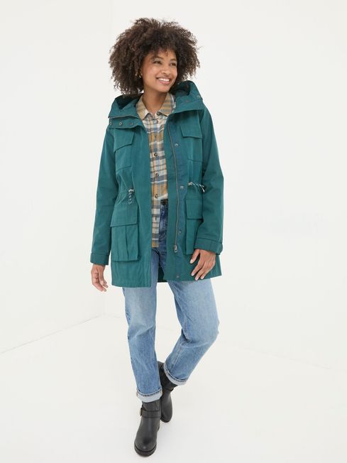 Teal Blue Waterproof Coat - KalisaHoldings