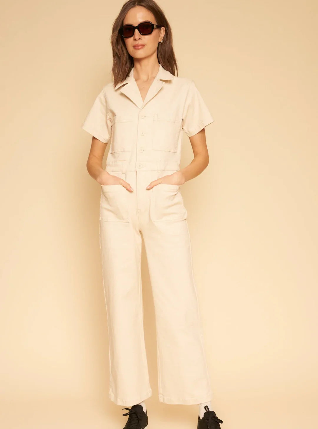 Natural Jumpsuit - KalisaHoldings